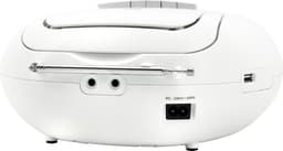 Soundmaster SCD7800WE - Boombox met DAB+/FM-radio, CD, MP3, USB en cassettespeler, wit — thumbnail 2