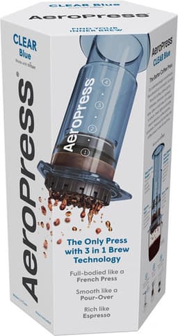 AeroPress Clear Blue Koffiezetter - Transparant Blauw — thumbnail 4