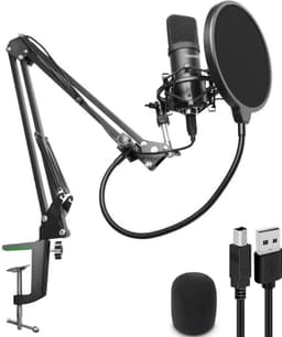 TRANSNECT® Studio Microfoon met arm – Gaming & Podcast – Microfoon voor pc — thumbnail 1