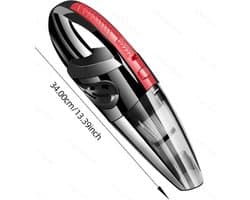 Draadloze Stofzuiger - Matrasreiniger - Matras stofzuiger - Matrasreiniger stofzuiger - Zwart - Rood