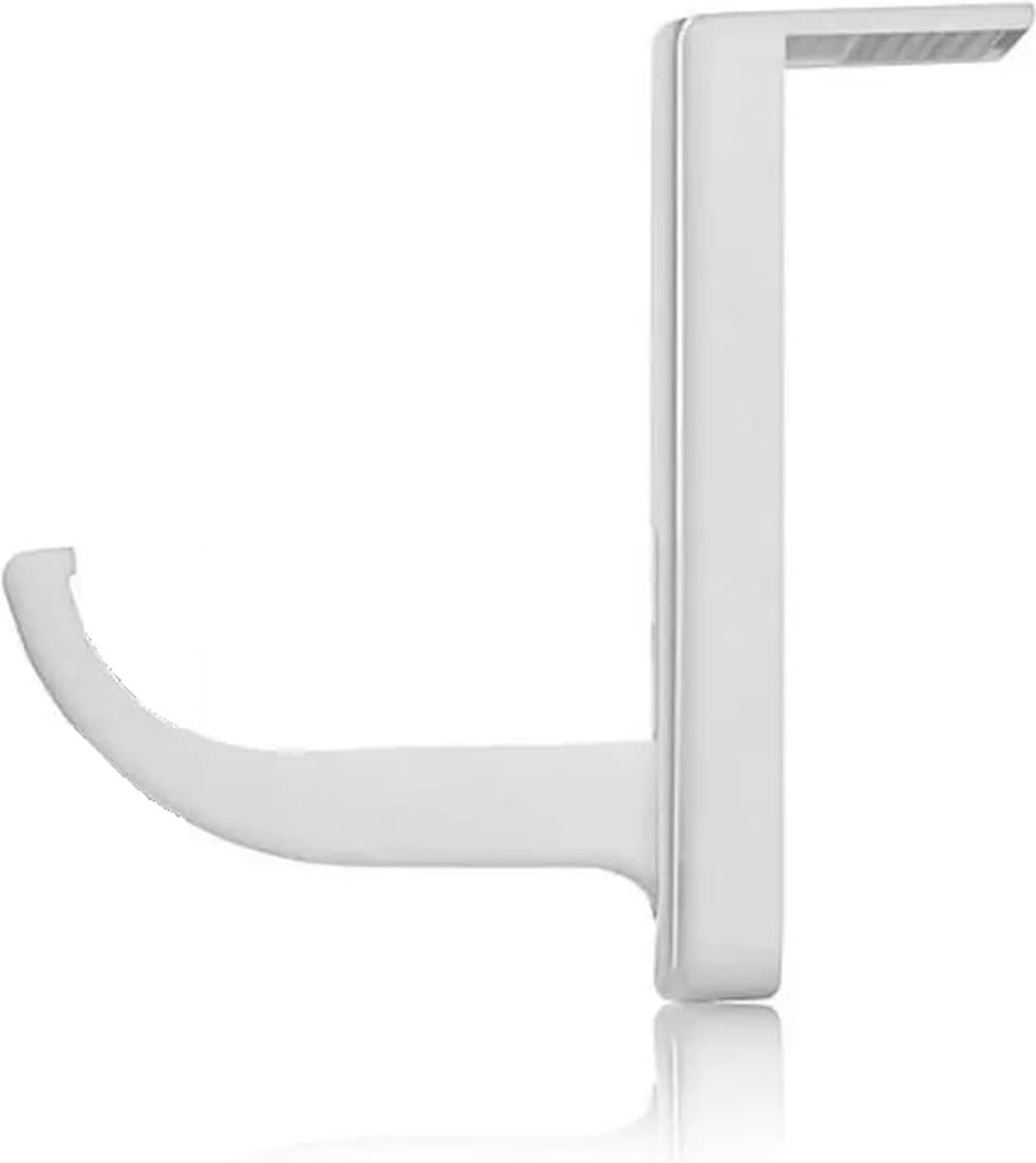 Koptelefoon Houder | Headset Houder | Standaard | Monitor Houder | Zelfklevend | WIT — afbeelding 1