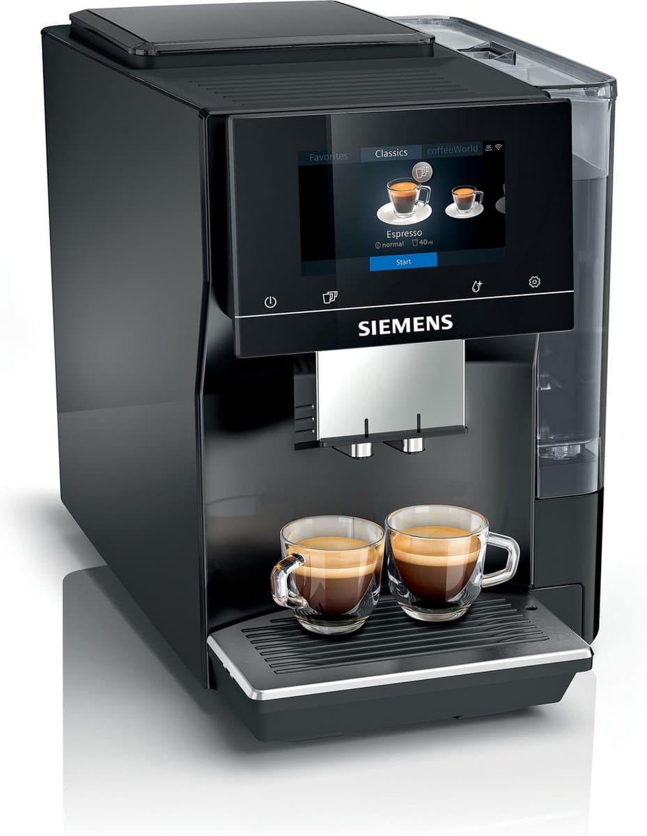 Siemens EQ700 TP713R09 - Volautomatische espressomachine - Piano zwart — afbeelding 1