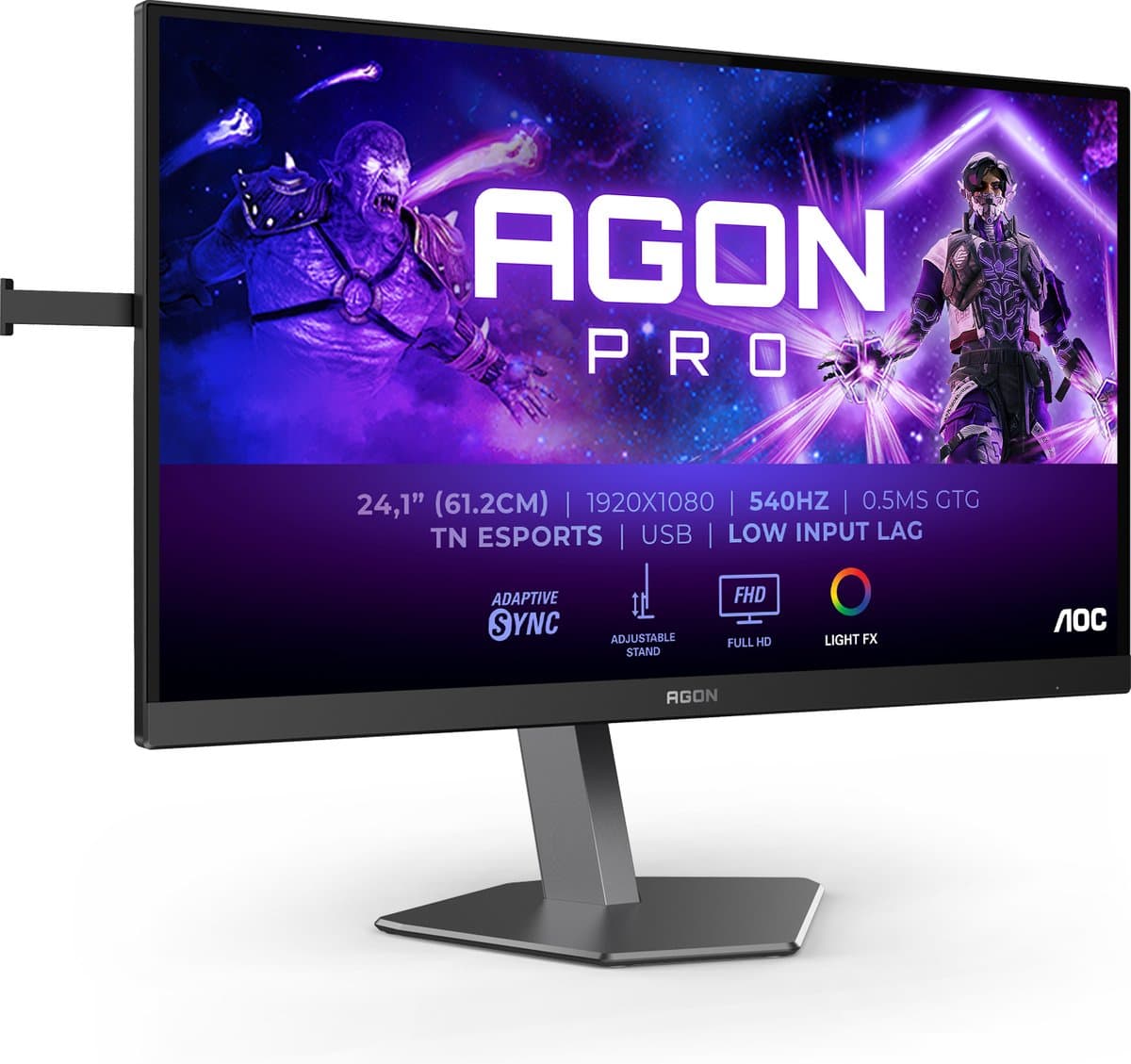 AOC AGON PRO AG246FK - Full HD E-Sports Gaming Monitor - 540hz - 24 inch — afbeelding 1