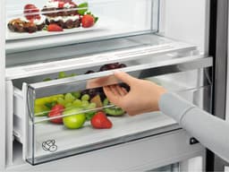 AEG RCB732E5MB koel-vriescombinatie Vrijstaand 331 l E Zwart — thumbnail 9