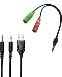 Silvergear Koptelefoon Met Microfoon - Gaming Headset Met Microfoon - Koptelefoon Met Draad - Zwart — thumbnail 2