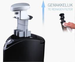 PR-369R Luchtreiniger met ionisator Zilver tot 60M² - Wasbaar filter — thumbnail 3
