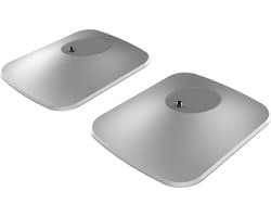 KEF P1 Desk pad tafelstandaard - Zilver (per paar)