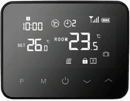 Smart wifi en Radio frequency thermostaat voor elektrische, vloer- en conventionele verwarmingsinstallaties, Optima W Exclusive PRO met ontvanger TC25, — thumbnail 1