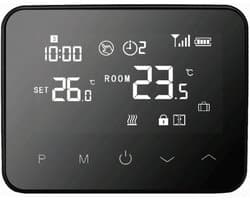 Smart wifi en Radio frequency thermostaat voor elektrische, vloer- en conventionele verwarmingsinstallaties, Optima W Exclusive PRO met ontvanger TC25,