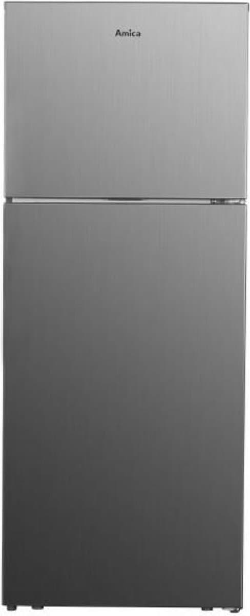 Amica AFN7421X - Koel-vriescombinatie XXL - Inox Look - Total NoFrost - 0°C Freshzone Compartiment - deur omkeerbaar - LED verlichting — afbeelding 1