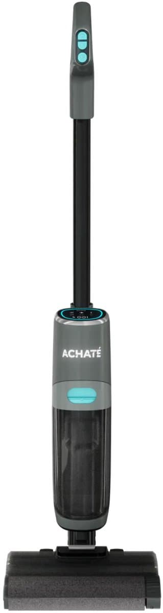Achaté Dweilstofzuiger – 3-in-1 Steelstofzuiger met Dweilfunctie – Nat & Droog Vloerreiniger – Draadloos 55 min – Zelfreinigend – Voor streeploos schone vloeren — afbeelding 1