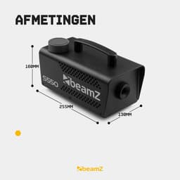 BeamZ S550 rookmachine set met reinigings- en rookvloeistof - Inclusief afstandsbediening - 550W — thumbnail 5