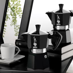 Bialetti Moka Express - Percolator - 6 kops - Aluminium - Zwart — thumbnail 3