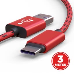 ProFPS Oplaadkabel - Geschikt voor PS5 Controller - 3 Meter - Nylon — thumbnail 1