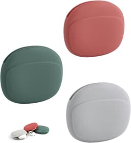 Allecto Plus - Siliconen Hoofdtelefoonorganizer & Kabelsnoer Opbergtas | 3 Stuks, 3 Kleuren, Mini-Sleuteldoosje" — thumbnail 1