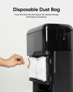 Vervangende stofzakken geschikt voor Eufy Robot Vacuum Omni C20 - Afneembaar - Grote capaciteit - 6 stuks inbegrepen — thumbnail 2