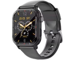 Manike G96 Smartwatch – 1,85 TFT Display - Hartslag & Bloeddrukmeting - SpO₂ - Slaapmonitoring - Multisport - IP67 Waterdicht - 7 Dagen Batterij - Meldingen, Android & iOS Compatibel