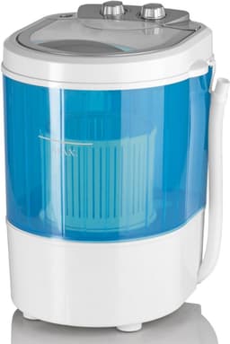 Mini Wasmachine met Centrifuge - Voor Kleine Wasgoed - Meerdere Programma's - Wit — thumbnail 1