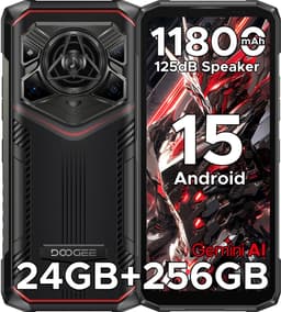 DOOGEE Blade 20 Pro - Robuuste Smartphone - Robuuste Telefoon - 24GB RAM + 256GB ROM（2TB/TF) - 11800mAh/18W - 6.6 Inth HD+ IPS+90Hz - 125dB Luidsprekers - Nachtzichtcamera - Face ID - Triple card slot - Rood — thumbnail 1