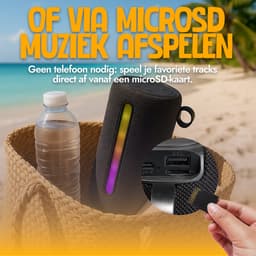 Denver Bluetooth Speaker Draadloos - Lichteffecten - Muziek Box - TWS Pairing - BTL330 — thumbnail 5