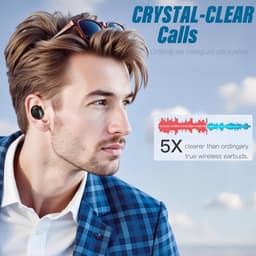 RFWR® Bluetooth Koptelefoon met 50 Uur Speeltijd en Geavanceerde Ruisonderdrukking — thumbnail 5