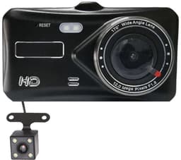 Dashcam voor Auto - 4K M11 Pro Dual Camera – 4 inch Touchscreen – Dashboardcamera – Full HD 1080p – 170° Wijdhoeklens – Nachtvisie – Bewegingssensor – G-sensor – Autocamera Voor én Achter — thumbnail 3