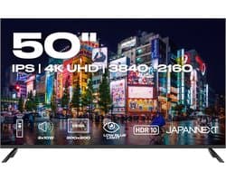JAPANNEXT Monitor Groot Formaat 50" IPS 4K UHD (3840x2160) | JN-i50U