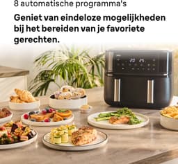Braun TwinCook 3 Dubbele Airfryer - TD3030 - 8L - 2x4L Vaatwasbestendige Lades - Zwart — thumbnail 2