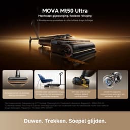 MOVA M50 Ultra – Opvouwbare 2-in-1 Vloerreiniger voor Nat & Droog - 22.000 Pa Zuigkracht - 100 °C Zelfreiniging - Draadloos & Flexibel Design — thumbnail 2