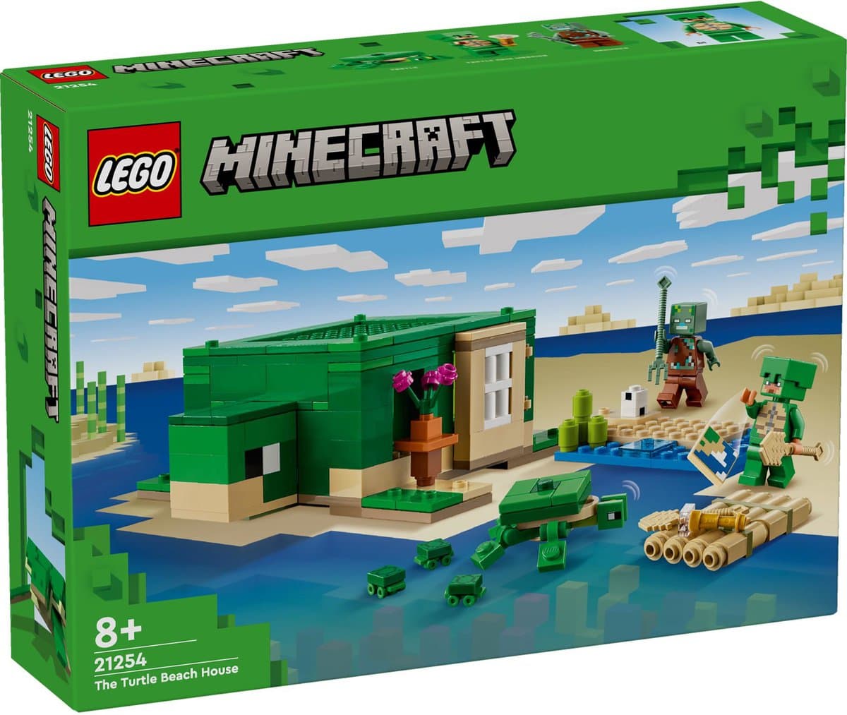 LEGO Minecraft Het schildpadstrandhuis - 21254 — afbeelding 1