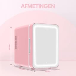 MKSS® Mini Koelkast - Minibar - Skincare Fridge - Roze — thumbnail 3