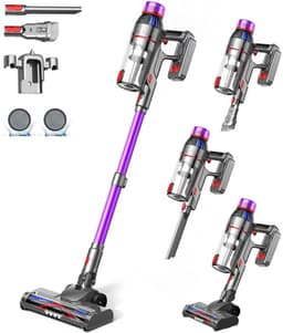 CLVP® Stofzuiger Draadloos - Steelstofzuiger Snoerloos - Tapijtreiniger — thumbnail 1