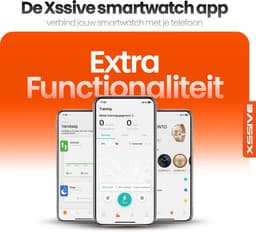 Xssive SW9 Smartwatch Rosé Goud - HD AMOLED Display - Hartslagmeter - Bloedzuurstofmeter - Bluetooth 5.3 - Waterdicht IP67 — thumbnail 4