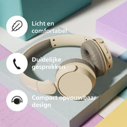 Philips TAH3209BG Bluetooth koptelefoon zand — thumbnail 7