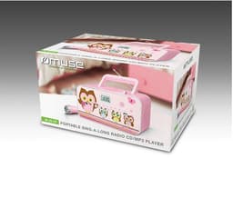 Muse M-29KP - Draagbare radio/CD-/MP3-speler met microfoon, roze — thumbnail 2