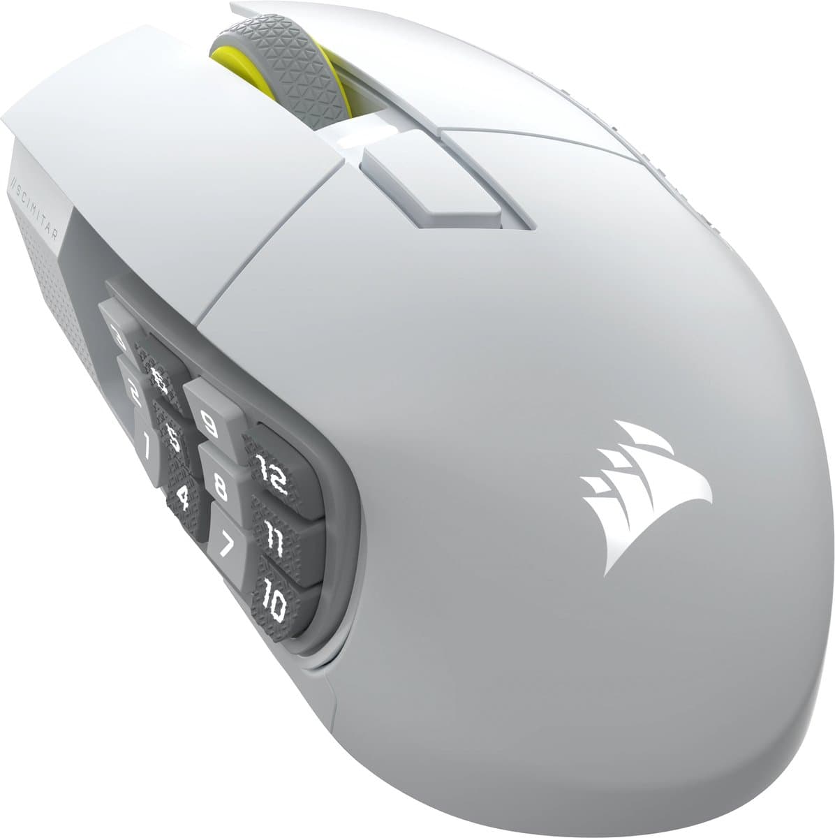 Corsair Scimitar Elite Wireless SE - Draadloze Gaming Muis - Rechtshandig - Bluetooth - Optisch - 33000 DPI - Wit — afbeelding 1