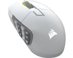 Corsair Scimitar Elite Wireless SE - Draadloze Gaming Muis - Rechtshandig - Bluetooth - Optisch - 33000 DPI - Wit