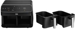 Beko FRL5388B friteuse Dubbel 8,5 l Vrijstaand 2400 W Heteluchtfriteuse Zwart — thumbnail 5