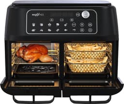 RFWR® Heteluchtfriteuse met Dubbele Kamer Technologie - 11 Liter Frituur- en Grillcombinatie — thumbnail 3