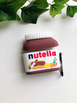 okido - Hoesje geschikt voor Airpods 4 - Nutella siliconen case voor Airpods - Case geschikt voor Apple AirPods 4 - Airpods hoes — thumbnail 5