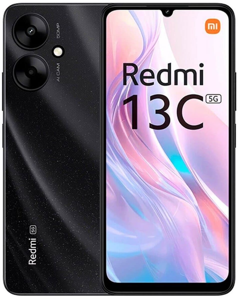 Smartphone Xiaomi Redmi 13C MediaTek Helio G85 4 GB RAM 128 GB Zwart — afbeelding 1