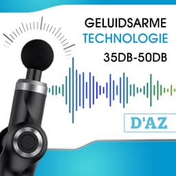 D'AZ® - Massage gun - Verstelbare Professionele Massage gun - Zwart — thumbnail 5
