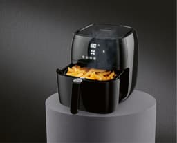 Silvercrest Heteluchtfriteuse XL - Temperatuur: 60 - 200 °C - Inhoud: 1,4 kg - Airfryer - Met extra grote frituurmand - Om te frituren zonder extra olie of vet - Ook voor grillen, bakken en braden — thumbnail 7