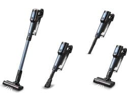 Swiss Pro+ Snoerloze steelstofzuiger V18 29KPA INC Standaart Steelstofzuigers Steelstofzuiger Draadloos met Kruimeldief turbo stand led verlichting in mondstuk Sterke Zuigkracht Edition 2023