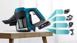 Bosch - Unlimited 6 - BBS611LAG - Steelstofzuiger - Blauw — thumbnail 2