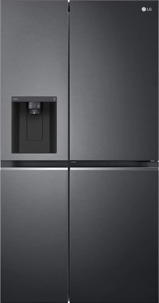 LG GSJV71MCLE Amerikaanse koelkast Mat Zwart - Door in door - Doorcooling - No Plumbing — afbeelding 1