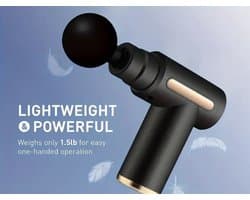 Massage gun,lichaamsspiermassagegun met opbergdoos, 4 vervangende accessoirekoppen, professioneel massagegereedschap voor het hele lichaam, cadeaus voor vrouwen mannen, vaderdagcadeau moederdagcadeau.