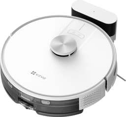 Ezviz RE4 Slimme Robotstofzuiger - LiDAR Navigatie - Dweilen (300 ml) - Obstacle Vermijding - No-Go Zones - Tapijt Detectie - E10 Filter - Compatibel met Alexa, Google Assistant - Wit — thumbnail 1