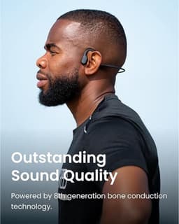 Bone Conductor - Sportkoptelefoon - Draadloze Koptelefoon - Open Ear - Premium — thumbnail 7