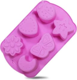 Airfryer Siliconen bakvorm met Figuurtjes - Bakvorm met Figuren Voor Kinderen - Roze — thumbnail 3